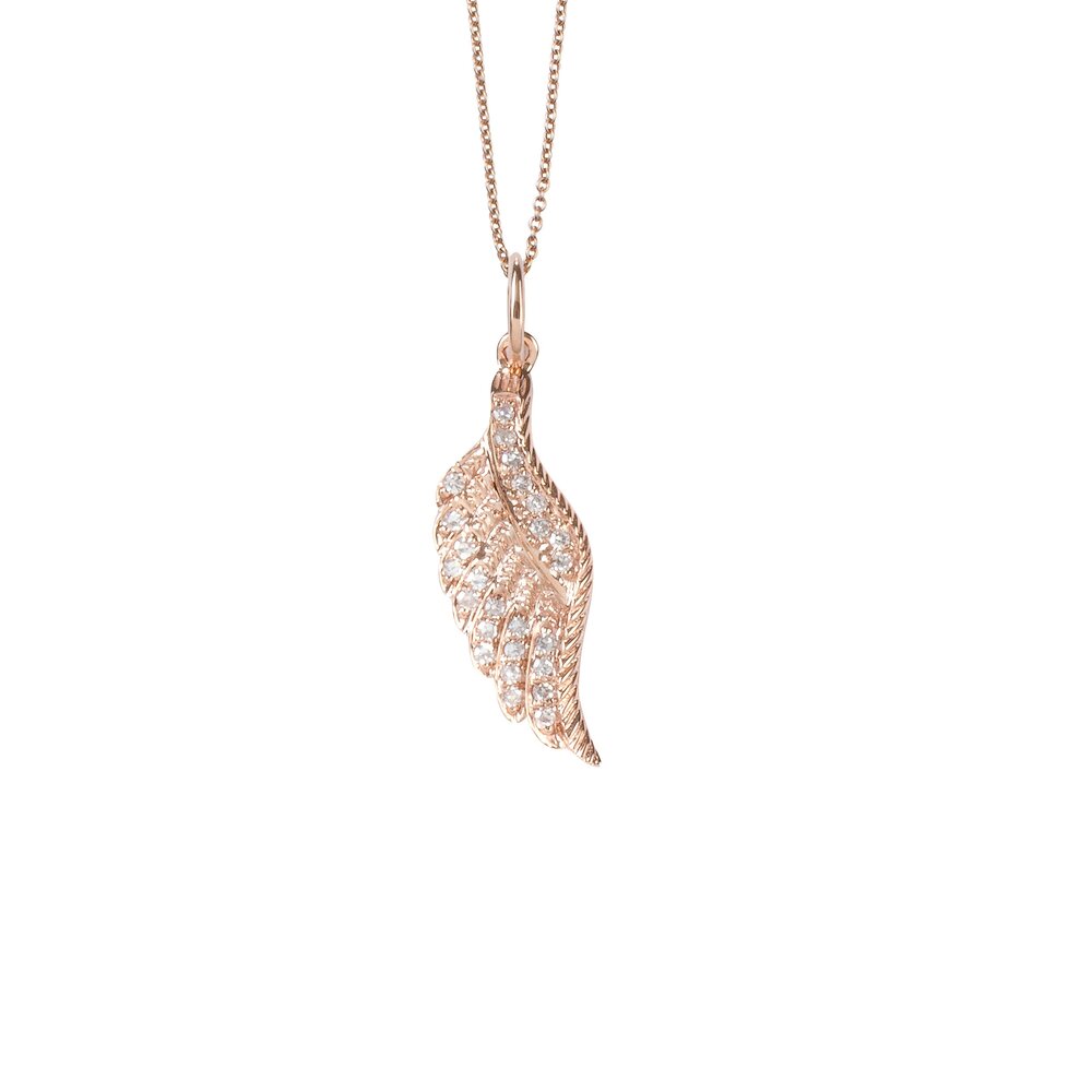 14ct Angel Wing Pendant
