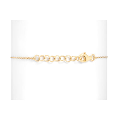 Gold & Diamond Hamsa Bracelet