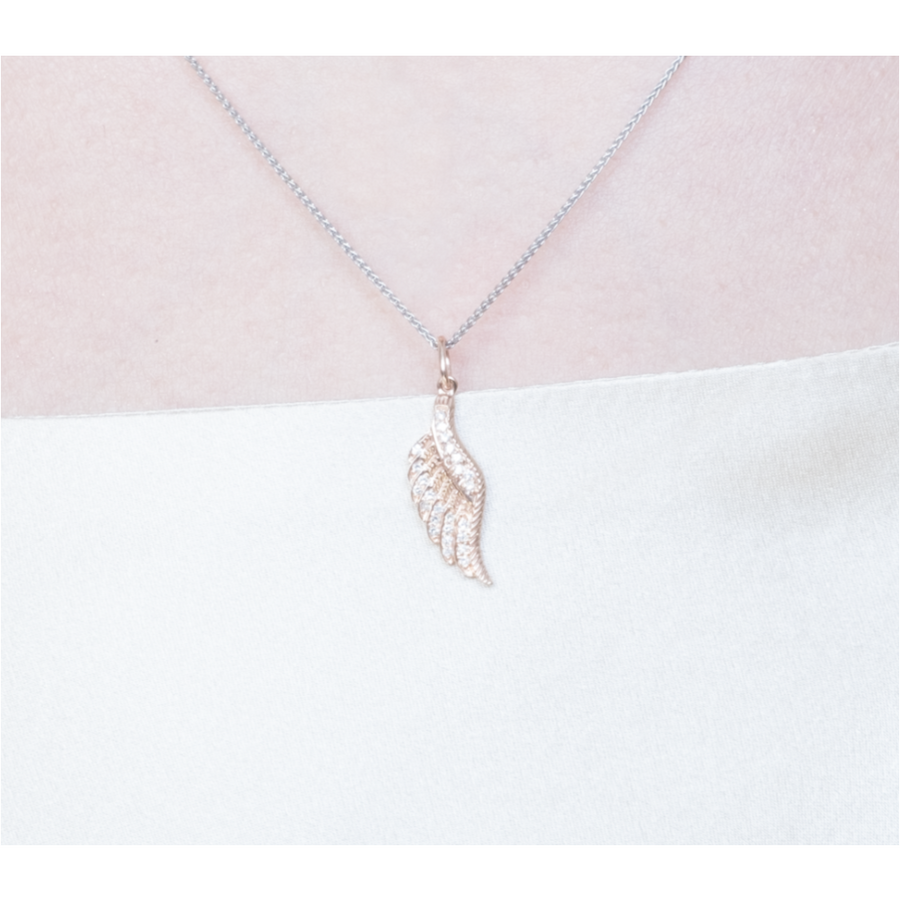 14ct Angel Wing Pendant