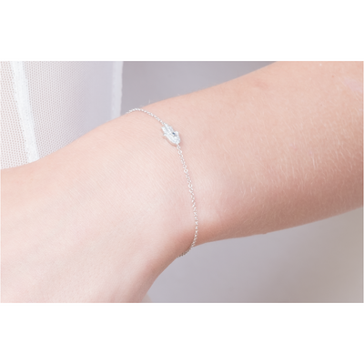 Gold & Diamond Hamsa Bracelet