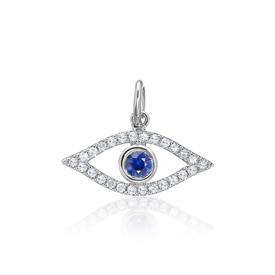 14ct evil eye charm
