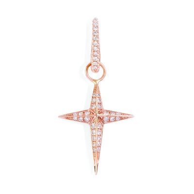 14ct cross charm on openable bail